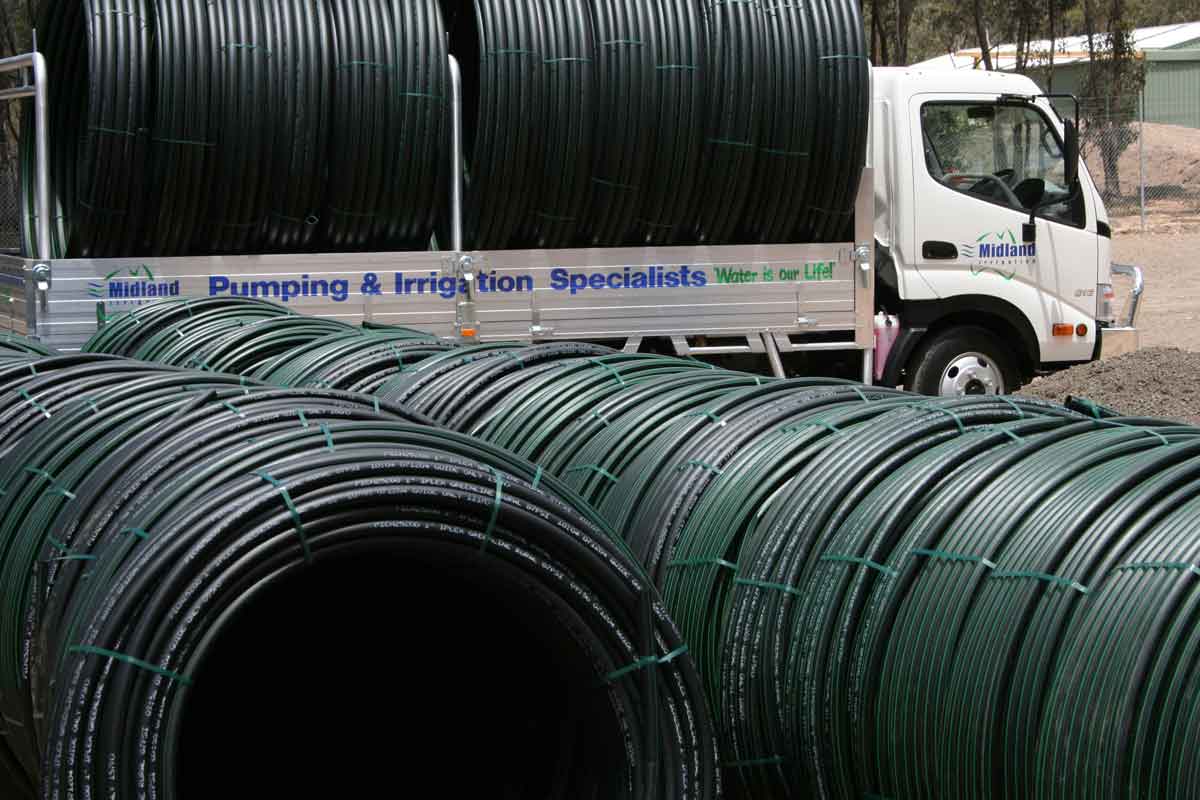 Poly Pipe Midland Irrigation Water is our life