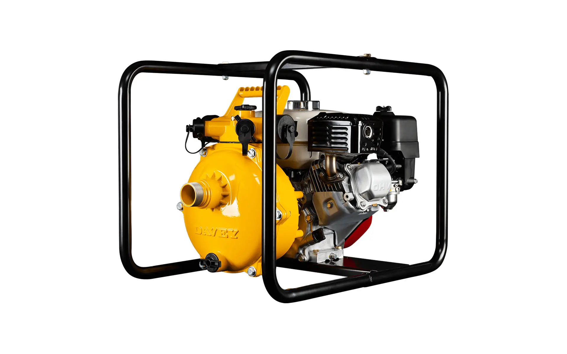 davey-australian-made-fire-fighter-pump-L251124 Hunter HCC irrigation controller mounted outdoors with touchscreen display, managing commercial vineyard sprinkler zones for agricultural irrigation automation.