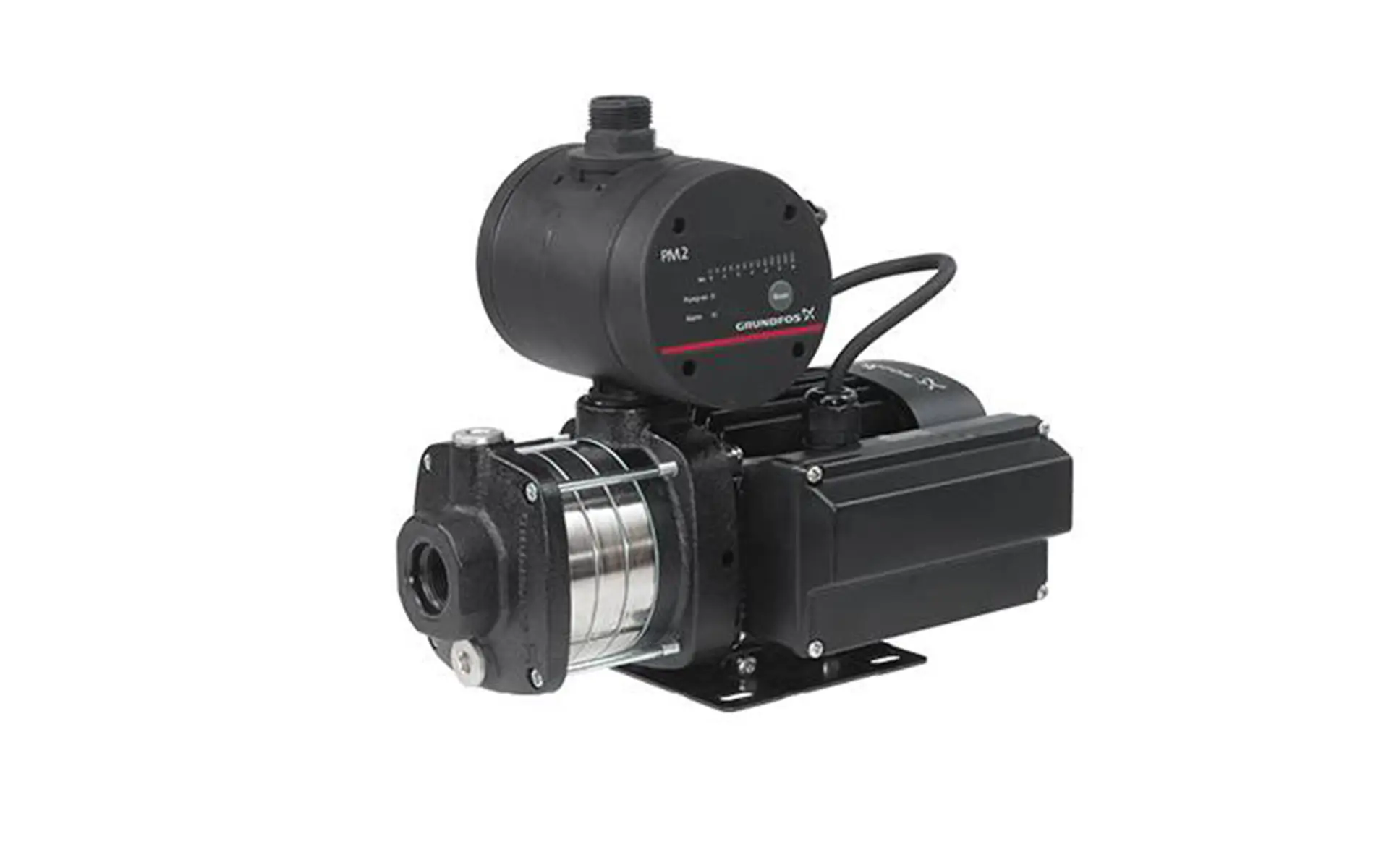 Hunter MP Rotator nozzle sprinkler head with blue top spraying multiple water streams in radial pattern for efficient lawn irrigation